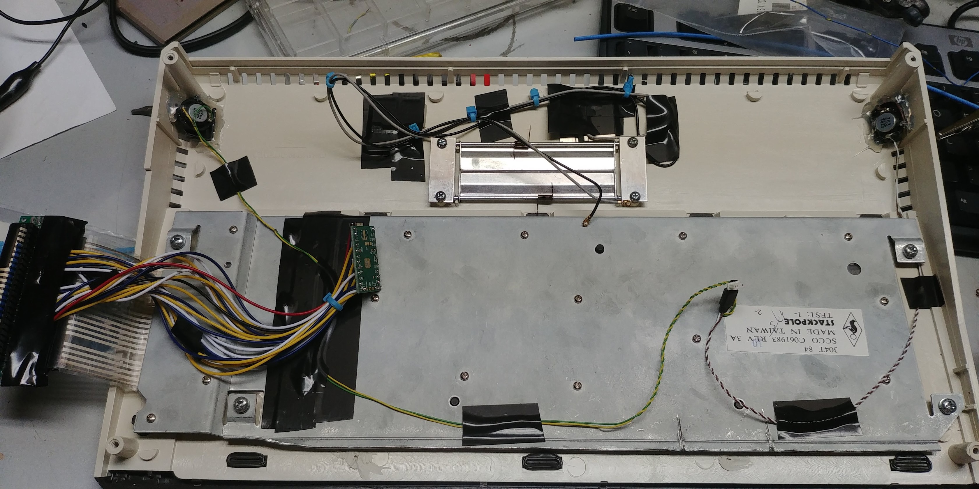 Top of the innards.