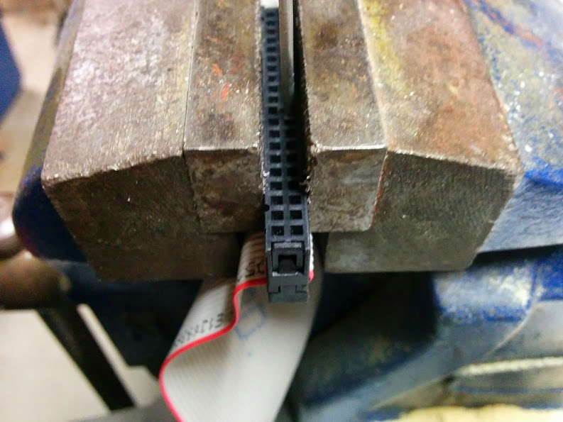 PATA Cable in a Vice